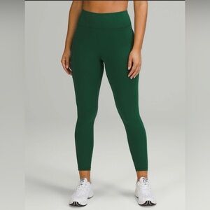 Lululemon Invigorate leggings Everglade green 25 inseam size 4